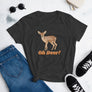 Oh Deer! Women's Fitted short sleeve t-shirt
