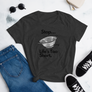Stop Straining... Women's Fitted short sleeve t-shirt