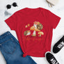 I Like Fungi Women's Fitted short sleeve t-shirt