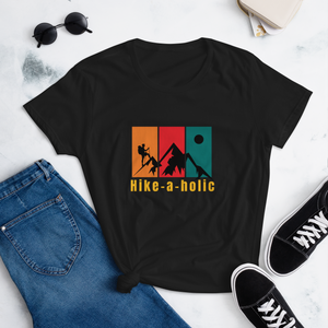 Hike-a-holic Women's Fitted short sleeve t-shirt