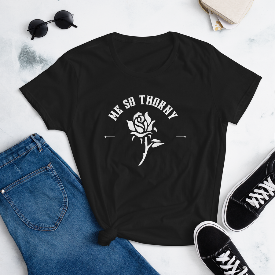 Me So Thorny Women's Fitted short sleeve t-shirt