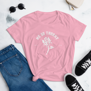 Me So Thorny Women's Fitted short sleeve t-shirt