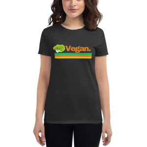 Vegan Women's Fitted short sleeve t-shirt