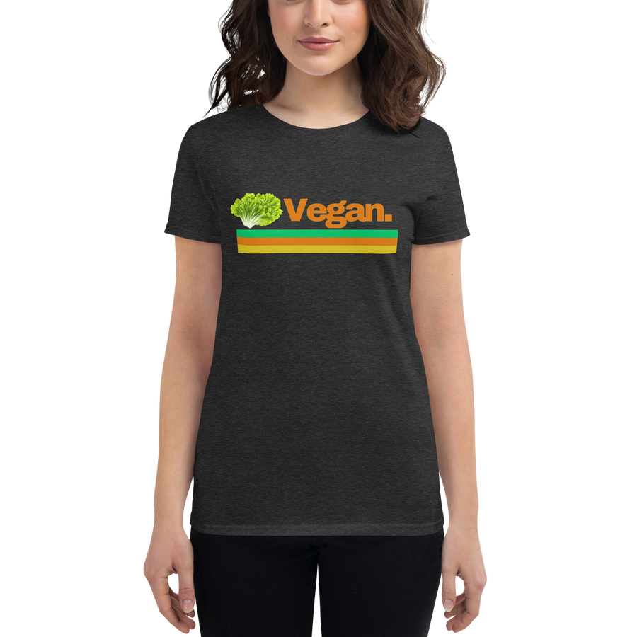 Vegan Women's Fitted short sleeve t-shirt