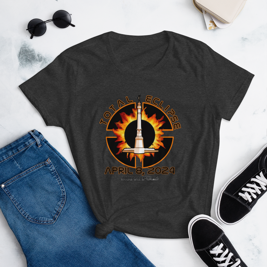 Total Eclipse Indianapolis 2024 Fitted Women's short sleeve t-shirt