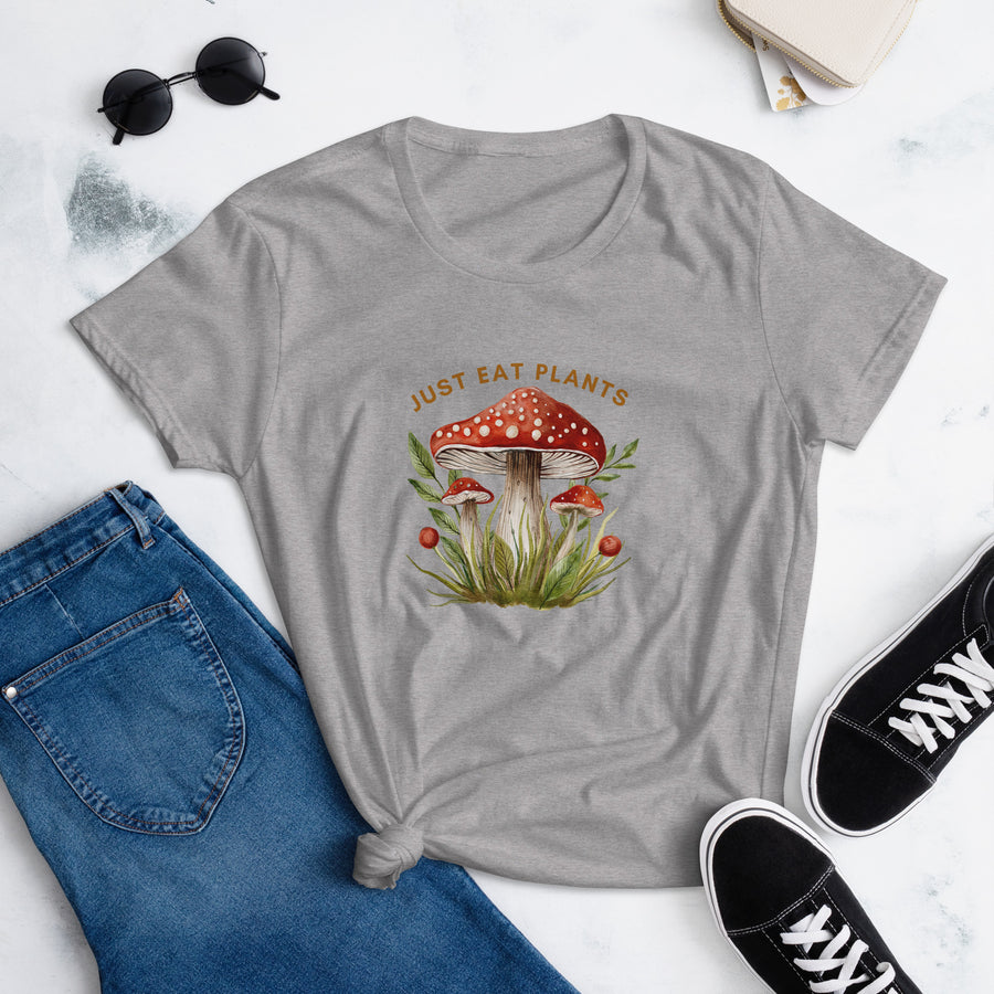 Just Eat Plants Women's Fitted short sleeve t-shirt