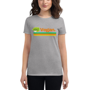 Vegan Women's Fitted short sleeve t-shirt