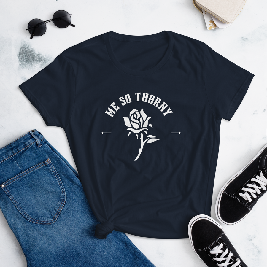 Me So Thorny Women's Fitted short sleeve t-shirt