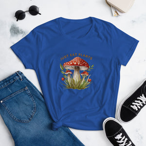 Just Eat Plants Women's Fitted short sleeve t-shirt