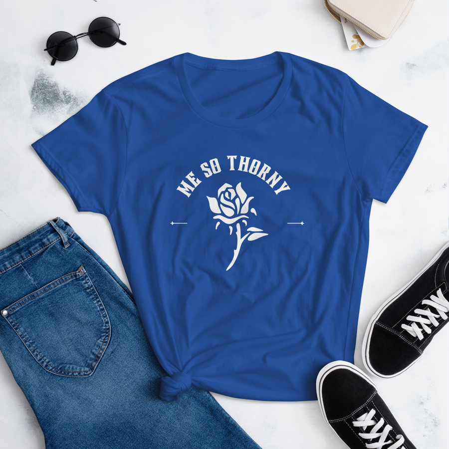 Me So Thorny Women's Fitted short sleeve t-shirt