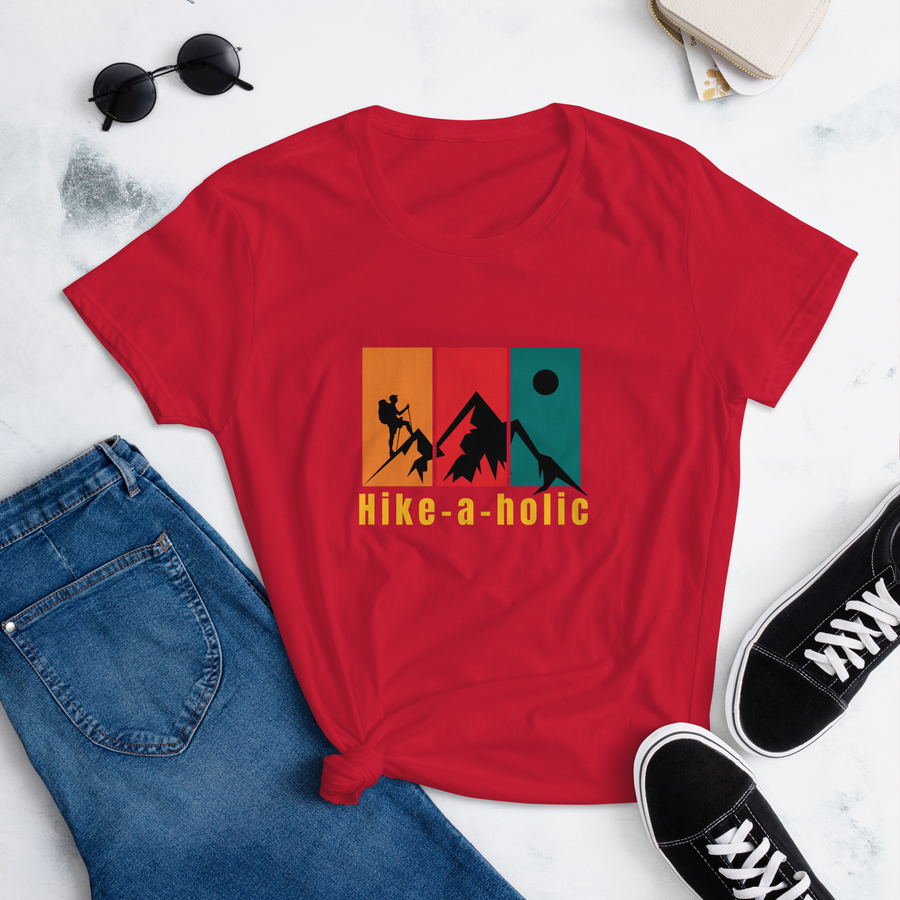 Hike-a-holic Women's Fitted short sleeve t-shirt