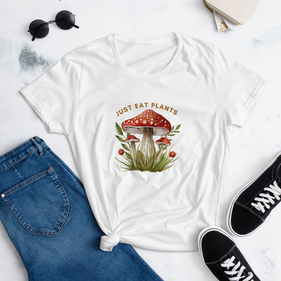 Just Eat Plants Women's Fitted short sleeve t-shirt